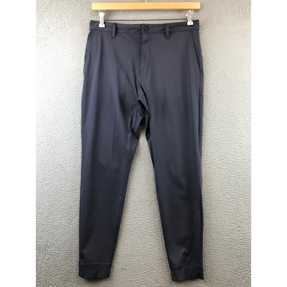 Rhone Mens Gray Polyester‎ Jogger Pants Size 31 Zipper Ankle